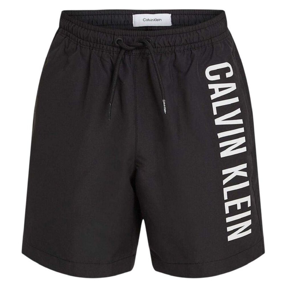 Calvin Klein Boys Logo Swim Shorts / Black